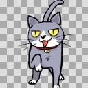 猫イラストgifアニメNo.02