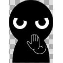 黒い人1