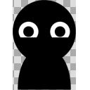 黒い人0e