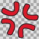 【感情アイコン】怒りマーク10【フリー素材あそび】