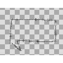 四角い吹き出し　ハンドライティング　【PNG】