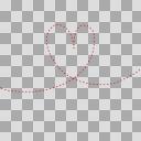 一筆書きハート【PNG】
