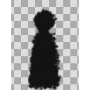 人っぽい黒い影