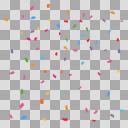 紙吹雪のイラスト フリー素材あそび ニコニ コモンズ