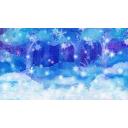 ふんわりかわいい背景 フリー素材あそび 冬の森 ニコニ コモンズ