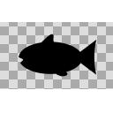 魚シルエット