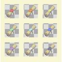 巻物A（洋風スクロール）9色【透過PNG】