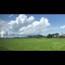 車窓の風景（雲と広大な風景）無音