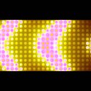 LEDライトの左矢印アニメーション素材