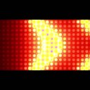 LEDライトの右矢印アニメーション素材