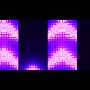 LEDライトの上にいく矢印アニメーション素材