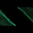 斜めになったドットウェーブのループアニメーション