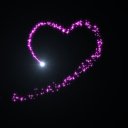 キラキラハート_ピンク - ニコニ・コモンズ