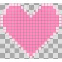 ドットハート1 外周細線 ニコニ コモンズ