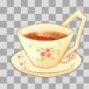 ホットコーヒー 紅茶のイラスト フリー素材あそび ニコニ コモンズ