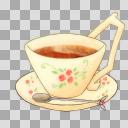 ホットコーヒー 紅茶のイラスト フリー素材あそび ニコニ コモンズ