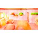 柔らかい雰囲気のかわいいお部屋【フリー素材あそび】