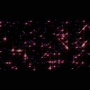 赤色のキラキラしたLEDライト背景アニメーション