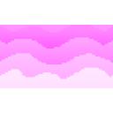 波のようなドット絵パターン背景 ピンク ニコニ コモンズ