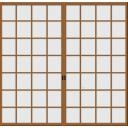 穴の空いた障子【フリー素材あそび】