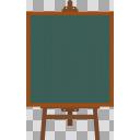 額縁黒板とイーゼル【黒板縦型】（約1185×1920）
