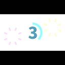 3カウント　カウントダウン　花火風