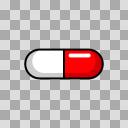 薬のカプセルのイラスト【フリー素材あそび】