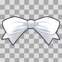 白いリボンのイラスト フリー素材あそび ニコニ コモンズ