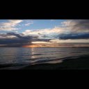 【フリー素材・動画 128】海　波　空　雲　自然　風景　背景　幻想的【音なし】 
