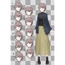 【フリー立ち絵】大学生風の女性