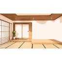 【イラスト風背景素材】和室 　その１