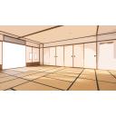 【イラスト風背景素材】和室 　その８