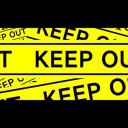 KEEP OUTテープのアニメーション