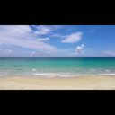 波が寄せる砂浜 その1
