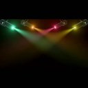 カラフルなスポットライト