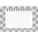 罫線のメモ帳 リングノート イラスト素材 ニコニ コモンズ