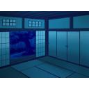 和室（夜）