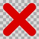 バツ印のイラスト ver.5