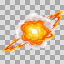 爆発イラスト ver.12