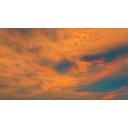夕焼け空の写真の背景【フリー素材あそび】