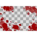 血しぶきのテクスチャー　PNG