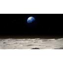 背景 風景 イラスト 月面 月から見える地球 ニコニ コモンズ