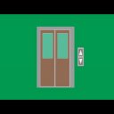 エレベーターの開閉アニメーション【素材】