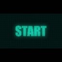 【フリー動画素材】ネオンSTARTスタート　開始テロップ3秒動画素材