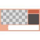 biimシステム風枠-01【橙】