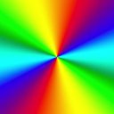 2000x2000 回転ゲーミンググラデーション（二倍）