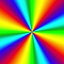 2000x2000 回転ゲーミンググラデーション（四倍）