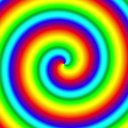 2000x2000 変動渦巻ゲーミンググラデーション