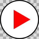 円形再生アイコン【赤色】