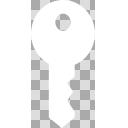 鍵アイコン【白色】